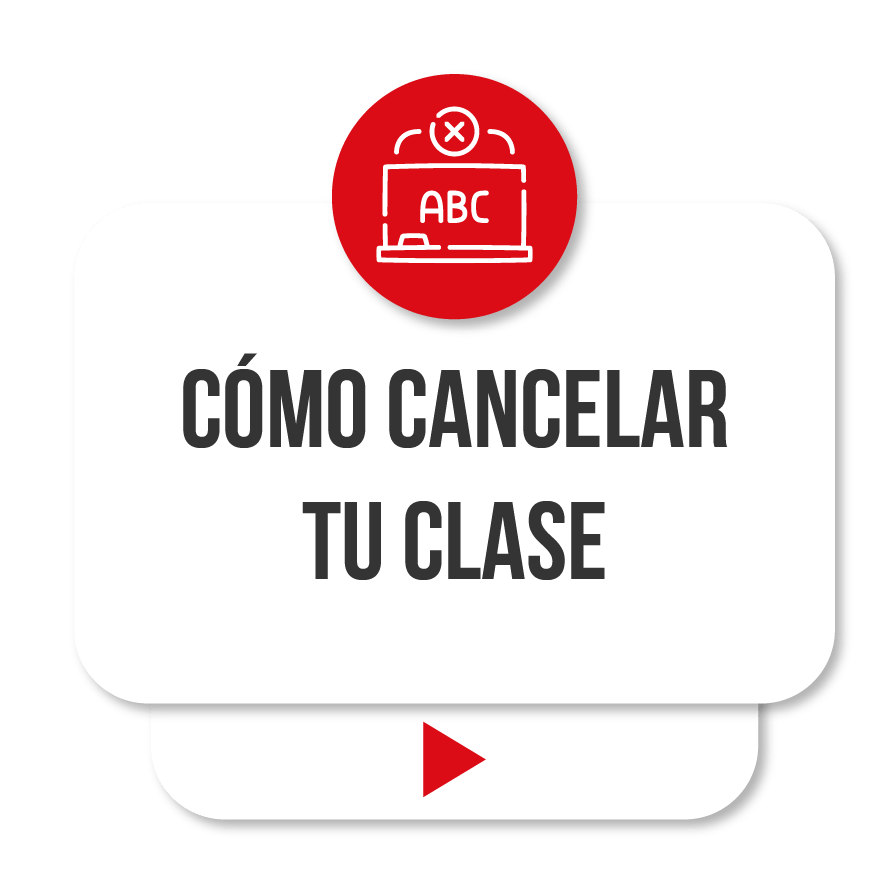 Vídeo: cómo cancelar tu clase