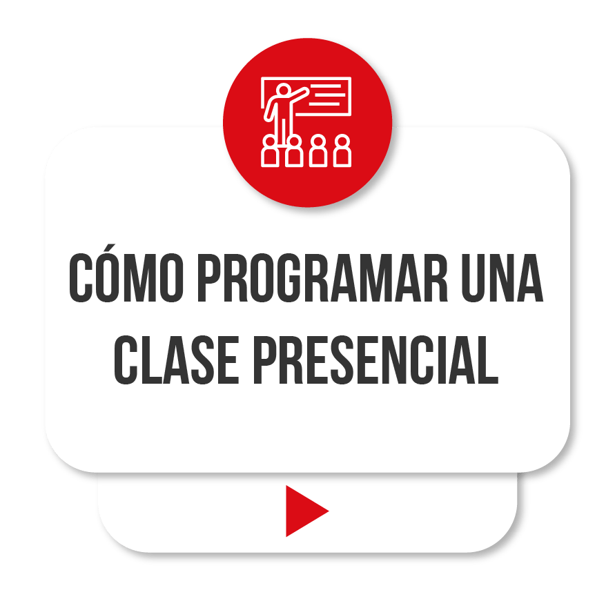 Vídeo: cómo programar una clase presencial