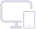 Icono de computador y teléfono